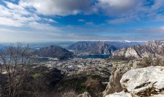 Panorama dal belvedere ai Piani d'Erna