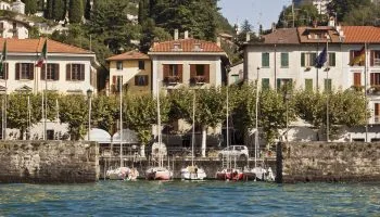 Borgo di Bellano visto dal Lago di Como